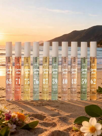 مجموعة هدايا رذاذ العطر البرازيلي - فستق، خوخ، رذاذ منعش طبيعي طويل الأمد، رائحة غورماند، بديل موزع الزيوت الأساسية، رائحة فانيليا فستق المحيط، رائحة ملح البامبو، رذاذ متعدد الأسطح، صيغة نباتية، مناسب لمكتب المكتب والسيارة والخزانة