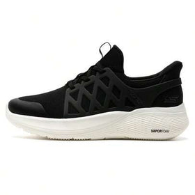 Skechers حذاء رياضي كاجوال بنظام ربط للرجال من سلسلة بوب، مناسب للتنقل اليومي والرياضة الخارجية، 118308-أسود