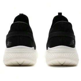 Skechers حذاء رياضي كاجوال بنظام ربط للرجال من سلسلة بوب، مناسب للتنقل اليومي والرياضة الخارجية، 118308-أسود
