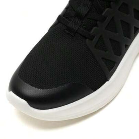 Skechers حذاء رياضي كاجوال بنظام ربط للرجال من سلسلة بوب، مناسب للتنقل اليومي والرياضة الخارجية، 118308-أسود