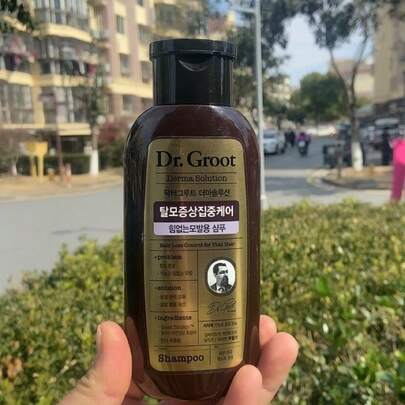 Dr Groot شامبو مرطب مغذي مضاد لتساقط الشعر من الدكتور جروت، 200 مل - بصيغة بيوتين وخلاصة الزنجبيل، يقوي الجذور، يقلل من تساقط الشعر، يغذي الشعر الجاف، يزيد من حجم الشعر