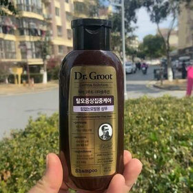 Dr Groot شامبو مرطب مغذي مضاد لتساقط الشعر من الدكتور جروت، 200 مل - بصيغة بيوتين وخلاصة الزنجبيل، يقوي الجذور، يقلل من تساقط الشعر، يغذي الشعر الجاف، يزيد من حجم الشعر