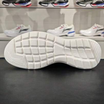 LI-NING أحذية الجري الرياضية الخفيفة الوزن من لي نينغ ARSU113 للرجال، أحذية جري وركض ناعمة وباردة