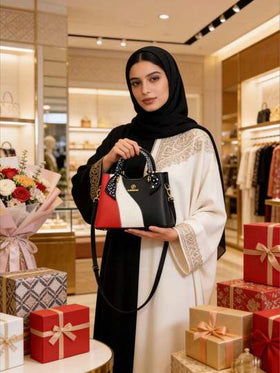 حقيبة نسائية جديدة بألوان متباينة، حقيبة أنيقة متعددة الاستخدامات للأمهات، حقيبة كتف وحقيبة متقاطعة مناسبة للنساء، للاستخدام اليومي والهدايا