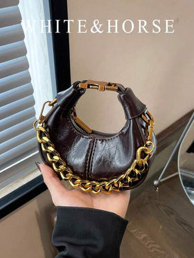 حقيبة كتف بتصميم أنيق وبسيط عصري، حقيبة يد جديدة عصرية كاجوال للنساء