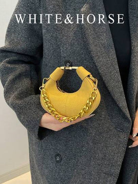 حقيبة رسول صغيرة بتصميم على شكل بازلاء للنساء، حقيبة كتف صغيرة بطراز جديد لأحمر الشفاه والسماعات