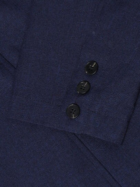 Manfinity Bizformal بدلة رجالية باللون الأزرق الداكن، جاكيت رجالية كاجوال للتنقل، ملابس علوية ملابس يومية بسيطة
