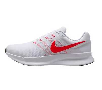 Nike حذاء نايكي رن سويفت 3 الرياضي المريح والبسيط والمتعدد الاستخدامات للرجال، أبيض وأحمر