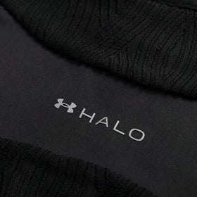 Under Armour معطف/جاكيت نسائية 2026 جديد UA هالو جاكارد محبوك، جاكيت رياضية خارجية كاجوال للتنقل 6011036-008