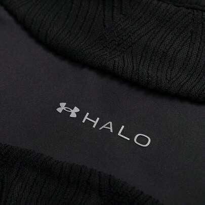 Under Armour معطف/جاكيت نسائية 2026 جديد UA هالو جاكارد محبوك، جاكيت رياضية خارجية كاجوال للتنقل 6011036-008