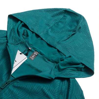 Under Armour جاكيت نسائي/ملابس خارجية، وصل حديثًا لعام 2026، جاكيت UA Halo Jacquard Knit، مريح وخفيف الوزن، مناسب للأنشطة الخارجية والرياضية اليومية، رقم الموديل 6011036-338