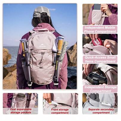 Naturehike حقيبة ظهر كاجوال للتنزه سعة 20 لتر