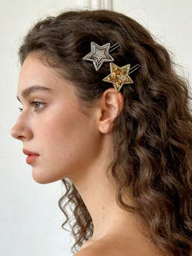 Dior مجموعة كبك شعر كريستال فاخرة للسيدات، كبكات شعر على شكل نجمة فضية وذهبية على طراز ديور، كبكات شعر مرصعة بالراين ستون، هدية مثالية للمرأة، إكسسوارات شعر أنيقة للحفلات، هدية عيد ميلاد راقية للصديقة، تسريحة شعر أنيقة للاستخدام اليومي، كبك شعر أبدي للمنا