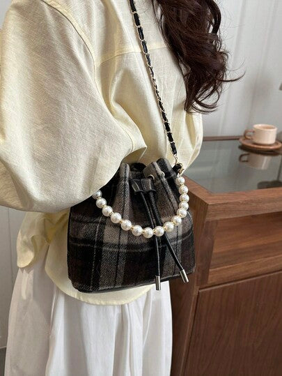 Dedoo حقيبة كروس بسيطة للنساء مع حزام سلسلة بطبعة الزيبرا