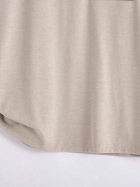 SHEIN مجموعة ملابس علوية وبنطلون قصير بأكمام بتغاير الألوان وجيوب، 2 مجموعة/طقم، متعدد الاستخدامات، مريح للمراهقين