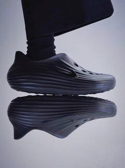 Nike صندل نايكي رياكت إكس ريجوفين 8 بسيط ومريح، مغلق من الأمام، سهل الارتداء، بكعب متوسط