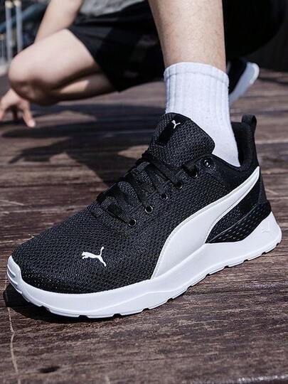 Puma أحذية بوما أنزارون لايت كاجوال كلاسيكية متعددة الاستخدامات ذات قماش عالي الجودة وأعلى منخفض 371128-02