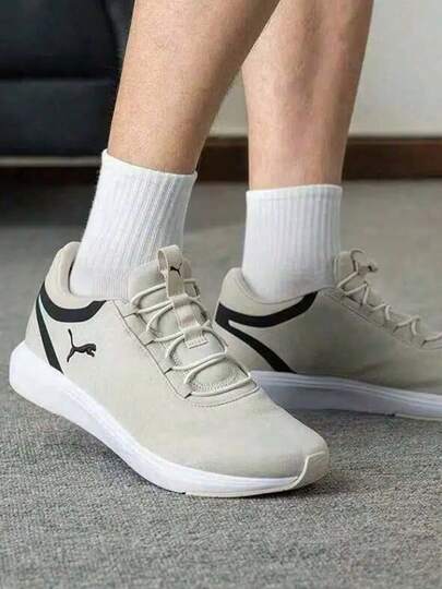 Puma أحذية بوما سوفتريد كروز 2 يونيسكس مريحة متعددة الاستخدامات بتصميم بسيط وخفيفة الوزن للجري اليومي الكاجوال