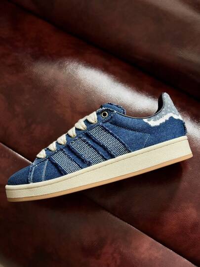 Adidas حذاء رياضي من أديداس أوريجينالز كامبس 00s إصدار محدود لعيد الحب، مريح وناعم، ذو مقدمة دائرية، للجنسين، أزرق