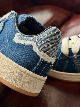 Adidas حذاء رياضي من أديداس أوريجينالز كامبس 00s إصدار محدود لعيد الحب، مريح وناعم، ذو مقدمة دائرية، للجنسين، أزرق