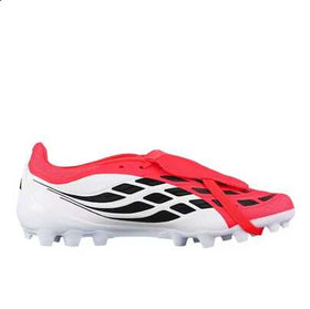 Adidas حذاء كرة قدم أديداس بريداتور ليغ متوسط المدى بلسان مطاطي قصير (مسامير قصيرة مطاطية)، للجنسين