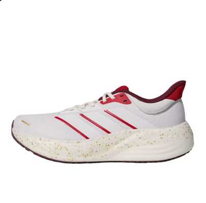 Adidas حذاء أديداس كوشنوفا للسفر، خفيف الوزن للغاية، مصنوع من قماش مريح، مناسب للجري على الطرق الوعرة، للجنسين، أبيض وأحمر