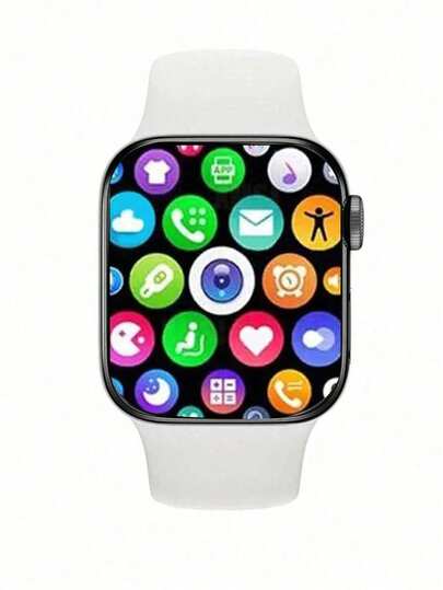 ساعة ذكية جديدة، متوافقة مع iOS/أندرويد، متعددة اللغات، إشعارات المكالمات والرسائل، استخدام يومي وهدية عطلة، تصميم أنيق، شاشة عالية الوضوح