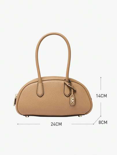 Michael Kors حقيبة يد نسائية مزودة بسحاب من ماركة إم كي لولو، حقيبة كتف، حقيبة كروس بودي