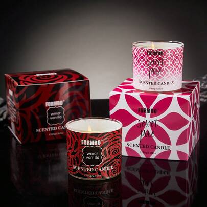 طقم هدايا شمع العطر، شموع عطرية من شمع الصويا، علبة هدايا الشموع، شموع عطرية من الصويا طويلة الأمد، شموع منزلية، زيوت عطرية نباتية طبيعية وطازجة للعلاج بالعطور، ديكور الغرفة، هدايا عيد الميلاد وعيد الشكر، خيار مثالي للهدايا للعائلة والأصدقاء