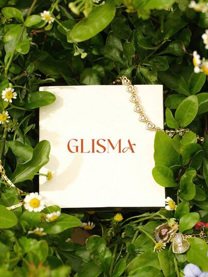 Glisma سلسلة إصبع مطلية بالذهب عيار 18 قيراط، قطعة واحدة، مناسبة للحفلات والأوقات الفراغية والحفلات الموسيقية والمهرجانات والنوادي الليلية، جميلة وفاخرة، ذات ملمس معدني، مناسبة للأعراس والمهرجانات والعطلات والتخييم وللأم والسيدات والفتيات، للخريف والشتاء،