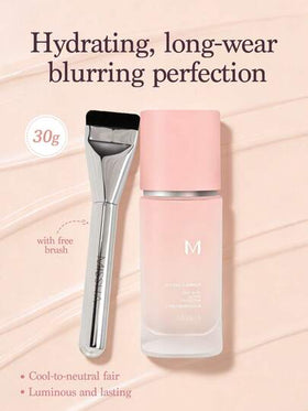 مؤسسة MISSHA Perfect Glow مع فرشاة مرفقة | كريم BB كريم CC ، نسيج ملطف مرطب ، تغطية مشرقة ، مرطب ومبيض ، ضروريات العطلات ، سحر فتاة الورد ، هدية عيد الميلاد لها ، ماركة مكياج عصرية ، العودة إلى المدرسة ، عروس الزفاف ، الصيف ، عيد الحب ، عطلة [30مل]
