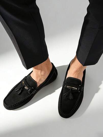 أحذية لوفر رجالية موضة المصمم، أحذية سهلة الارتداء مريحة، موكاسين من جلد الغزال الناعم عالي الجودة، أحذية جلدية أنيقة للسهرات الرسمية للرجال، أحذية عمل رسمية تنفس، أحذية كاجوال للمواعدة للأزواج، هدية عشاء رومانسي للعطلات، ارتداء كاجوال يومي للطلاب والتنقل