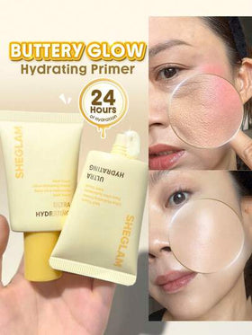 SHEGLAM Melt Touch برايمر فائق الترطيب علامة تجارية جمال مكياج ميكب مستحضرات تجميل للنساء الفتيات مثالي لفصل الشتاء الربيع مثالي ل- Y2K أزياء أنيقة رمضان هدية حفلة جاهز أفضل لون