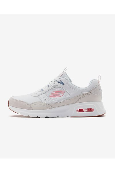 حذاء رياضي نسائي باللون الأبيض من Retro Avenue - Skech-air Court150075 Ofwt Skechers