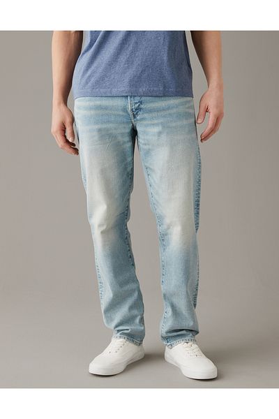 جينز AE Flex - قماش سادة أصلي فعال American Eagle