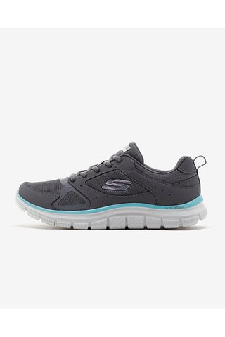 Track - حذاء رياضي نسائي باللون الرمادي من Grand Scene150140tk Ccaq Skechers