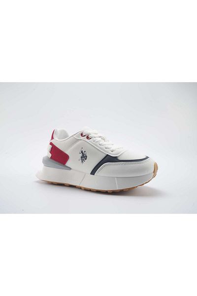 حذاء ELOM نسائي من U.S. POLO ASSN باللون الأبيض