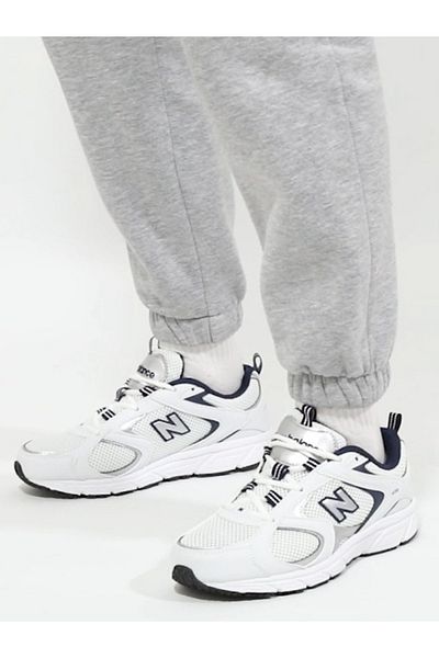 حذاء رياضي Lıfestyle ML408 باللون الأبيض للجنسين New Balance