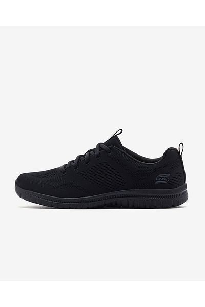 Virtue - حذاء كاجوال نسائي أسود من Ambrosia104430 بيبك Skechers