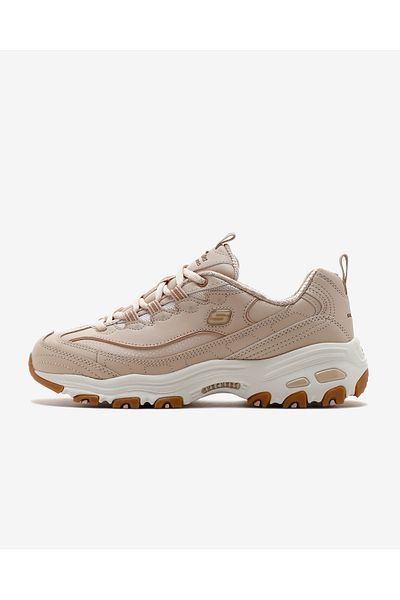 حذاء رياضي نسائي بيج محايد من D'lites-Good149807 نات Skechers