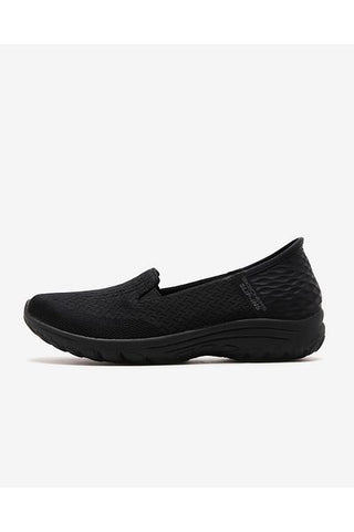 Reggae Fest 2.0 - حذاء كاجوال نسائي أسود سهل الارتداء 158698 Bbk Skechers