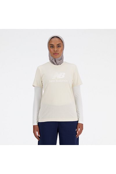 تي شيرت LINEN Sport Essentials Jersey Logo - S/S Top New Balance
