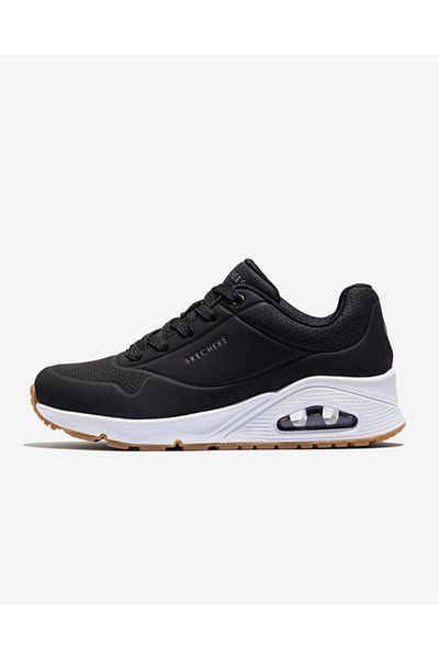 Uno - حذاء رياضي نسائي أسود 73690 Blk - تصميم قائم بالهواء Skechers