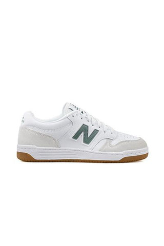 نيو بالانس 480 وايت موديل كوليكشن حذاء كاجوال للجنسين BB480LYG أبيض New Balance