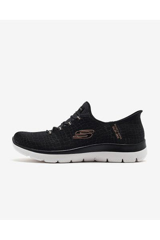 حذاء رياضي أسود نسائي - قمم ليلية أنيقة 150128 tk Skechers
