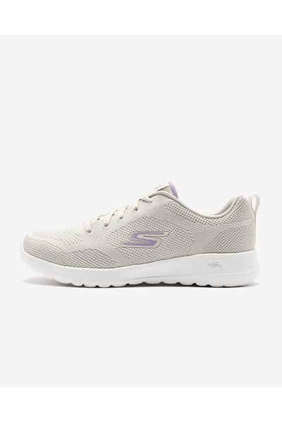 حذاء مشي نسائي من Go Walk Joy باللون البيج البنفسجي 124640   Ntpr Skechers