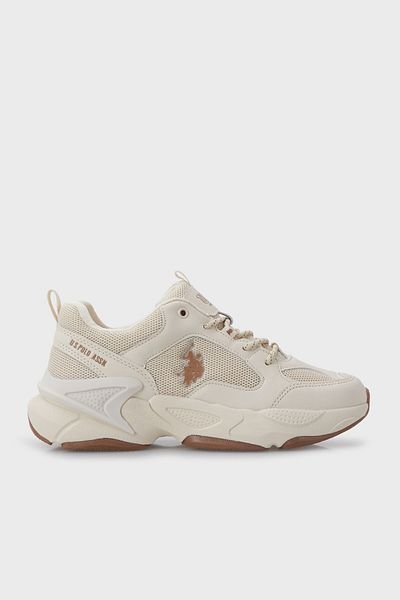 قاعدة. حذاء رياضي من Polo Assn Maybe Wmn 3fx باللون البيج