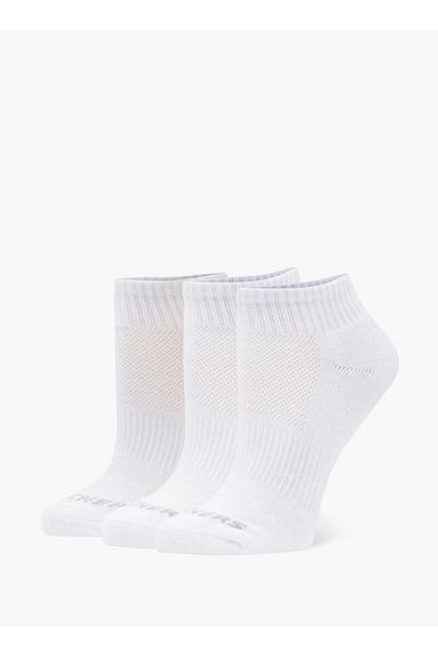 جوارب رياضية نسائية بطول نصف تيري - S111035C-100 Skechers