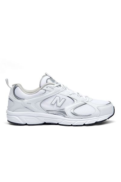 حذاء رياضي لايف ستايل ML408 للجنسين باللون الأبيض New Balance
