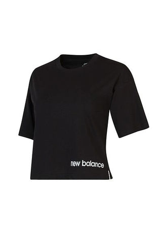 تي شيرت نسائي أسود Wnt1340 New Balance